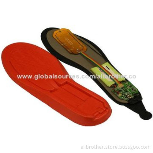 Battery Powered Heated Insole with Remote Control